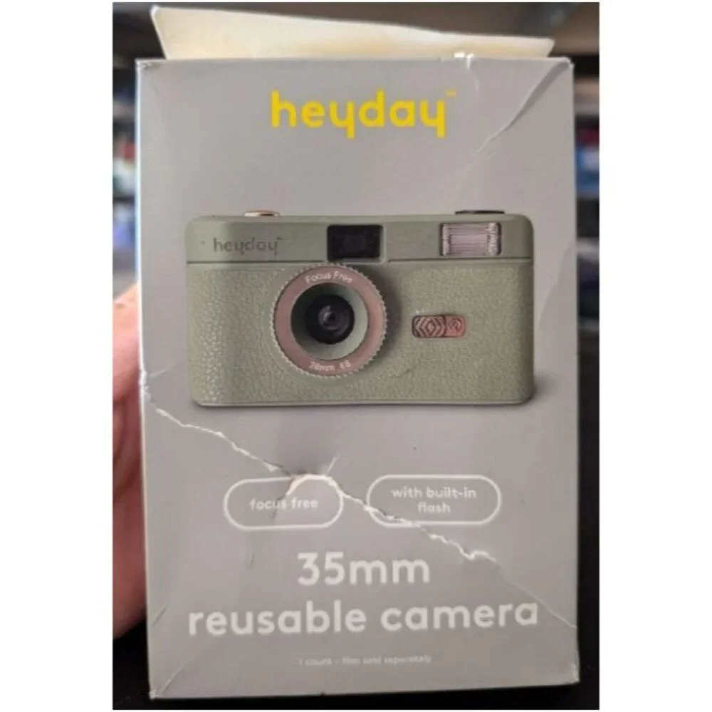 Heyday 35MM Camera with Built-in Flash Jade